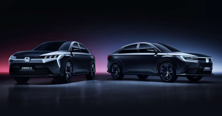 Honda e:NP2/e:NS2 teased in China – all-new EV crossovers with coupe styling launching in early 2024 1695211