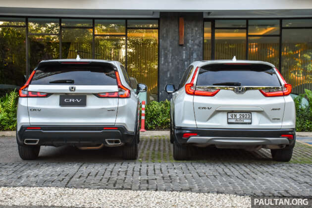 Honda CR-V 2024 vs 2017 – new sixth-gen is larger, sharper looking and more premium than old fifth-gen
