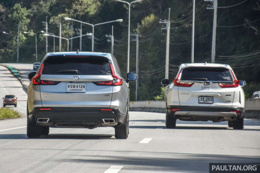 Honda CR-V 2024 vs 2017 – new sixth-gen is larger, sharper looking and more premium than old fifth-gen 1700178