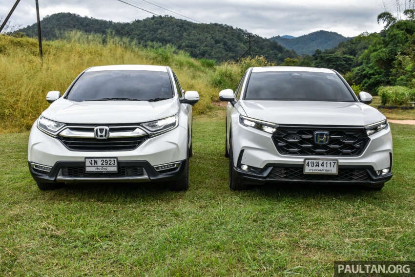 Honda CR-V 2024 vs 2017 – new sixth-gen is larger, sharper looking and more premium than old fifth-gen 1700182