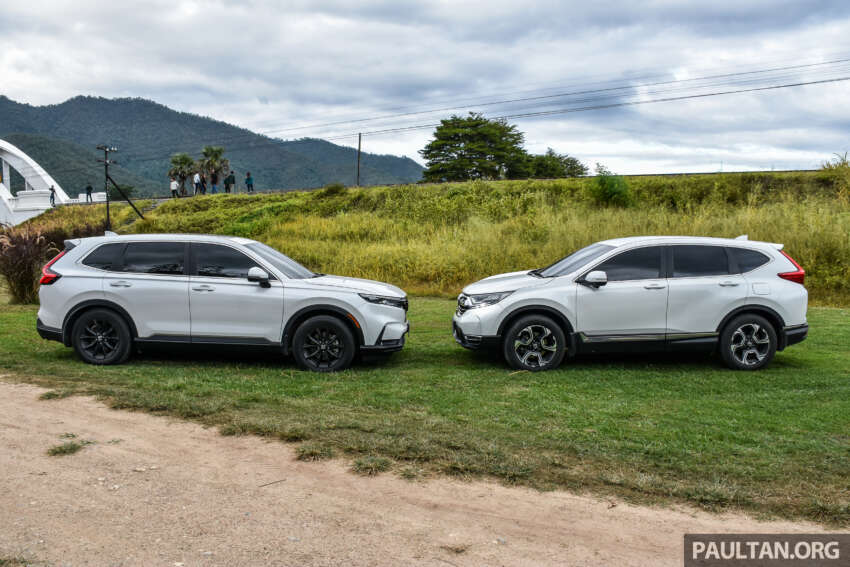 Honda CR-V 2024 vs 2017 – new sixth-gen is larger, sharper looking and more premium than old fifth-gen 1700188