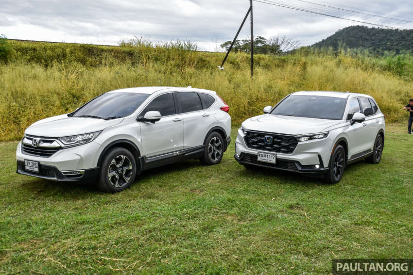 Honda CR-V 2024 vs 2017 – new sixth-gen is larger, sharper looking and more premium than old fifth-gen 1700191