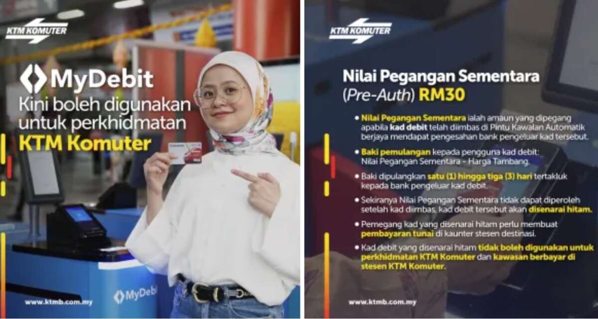 Credit card payment for KTM Komuter by end Nov; Apple Pay, Samsung Pay will be accepted early 2024