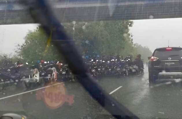 Malaysian bikers should not shelter under bridges