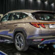 2024 Hyundai Tucson facelift – fewer but bigger hidden LED DRLs, new Ioniq EV-style cockpit with gear stalk