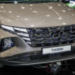 2024 Hyundai Tucson facelift – fewer but bigger hidden LED DRLs, new Ioniq EV-style cockpit with gear stalk