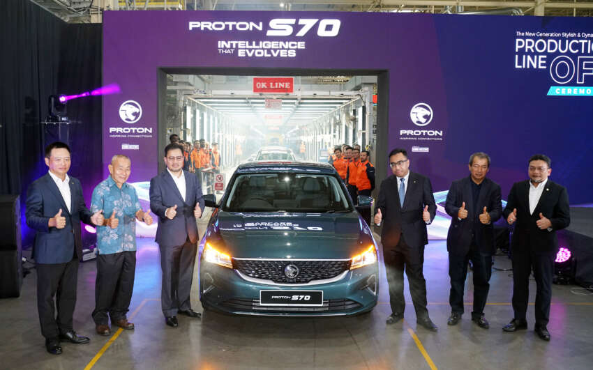 Proton S70 sedan production has started – 1.5L Turbo, DCT; C-segment confirmed; bookings now open 1688676