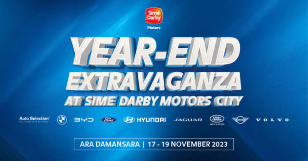Check out the Sime Darby Motors Year-End Extravaganza at Ara Damansara, November 17 to 19