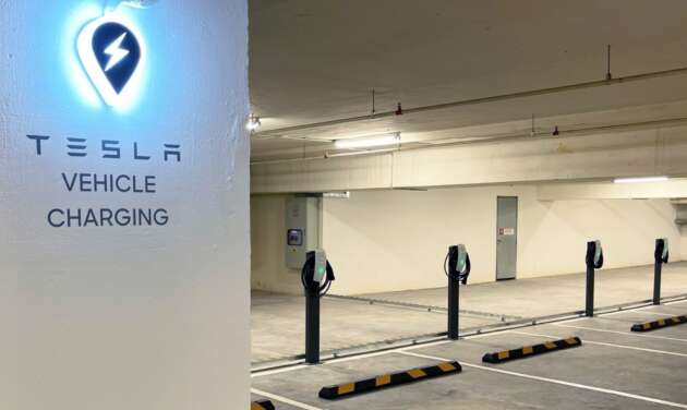 Tesla Destination Chargers now at Sunway Putra Mall and Pavilion Damansara Heights shopping centres