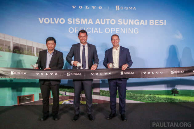 Volvo Sisma Auto Sungai Besi 3S centre opened;  120 kW DC charger, largest Volvo showroom in Malaysia