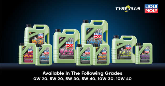 Lindungi enjin anda dengan minyak LIQUI MOLY Molygen generasi baharu — ada di Tyreplus Malaysia