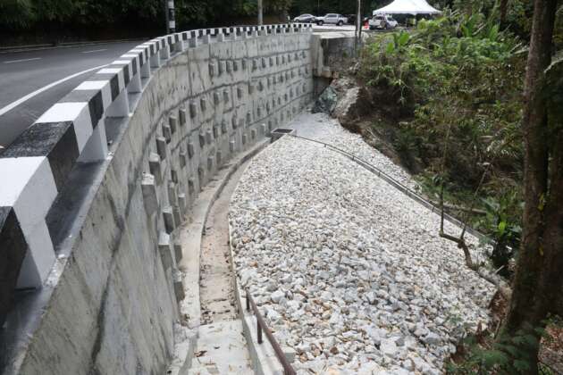 Jalan Balik Pulau-Teluk Bahang kembali dibuka – kerja baikpulih cerun runtuh siap awal dari dijadualkan