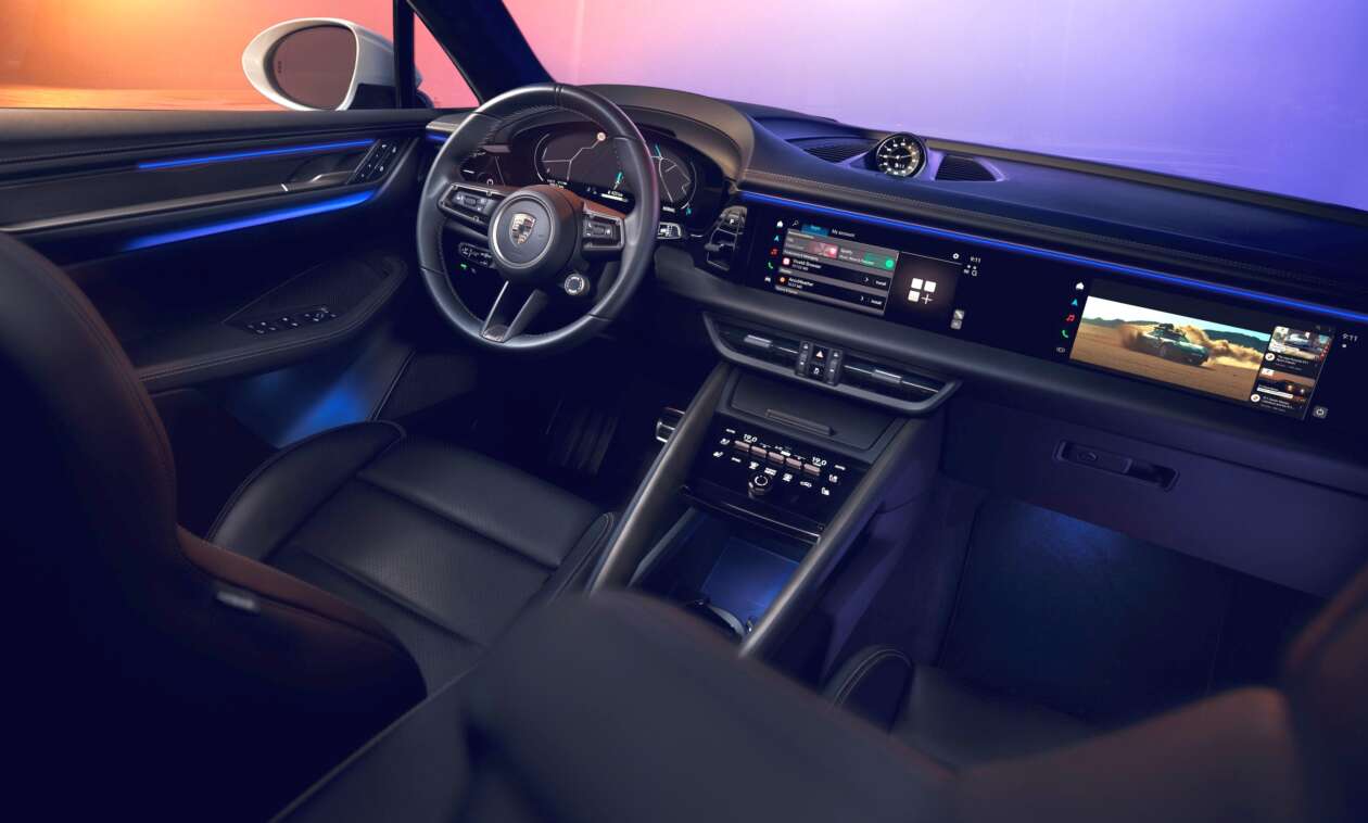 2024 Porsche Macan EV interior Paul Tan's Automotive News