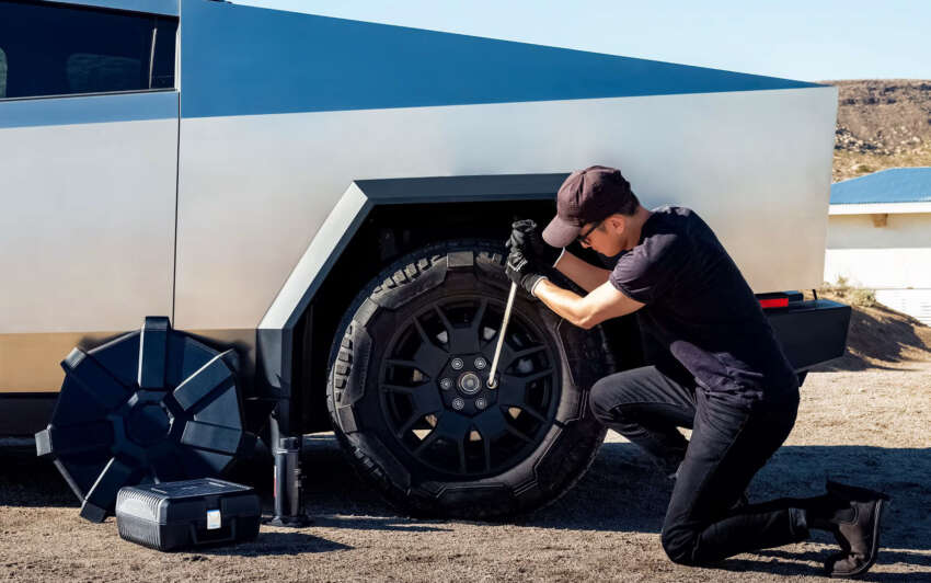 2024 Tesla Cybertruck debuts – EV pick-up truck with up to 857 PS, 756 km EV range; bulletproof body 1702467