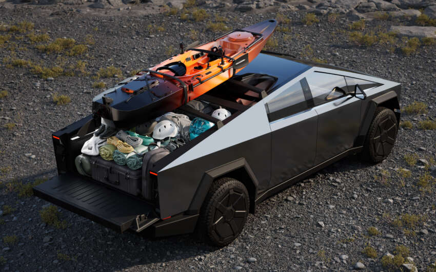 Tesla Cybertruck 2024 diperkenal – trak EV versi produksi dengan kuasa sehingga 857 PS, kalis peluru 1702639