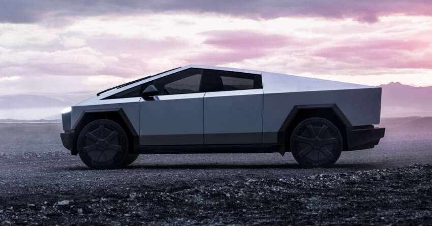 2024 Tesla Cybertruck debuts – EV pick-up truck with up to 857 PS, 756 km EV range; bulletproof body 1702404