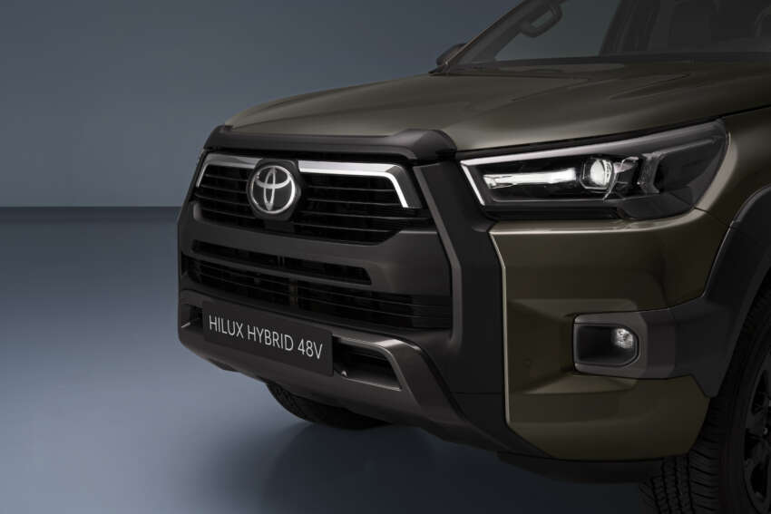 Toyota Hilux Hybrid 48V diperkenal – enjin diesel 2.8L turbo dapat tambahan kuasa motor 16 PS dan 65 Nm 1702961