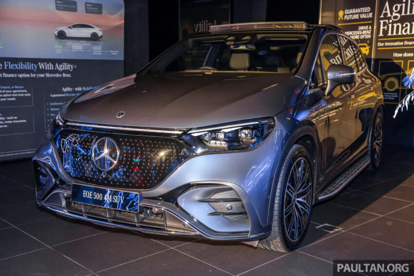 Mercedes-Benz EQE SUV EV dilancar di Malaysia — varian EQE500 4Matic AMG Line, jarak 552 km, RM486k 1704266