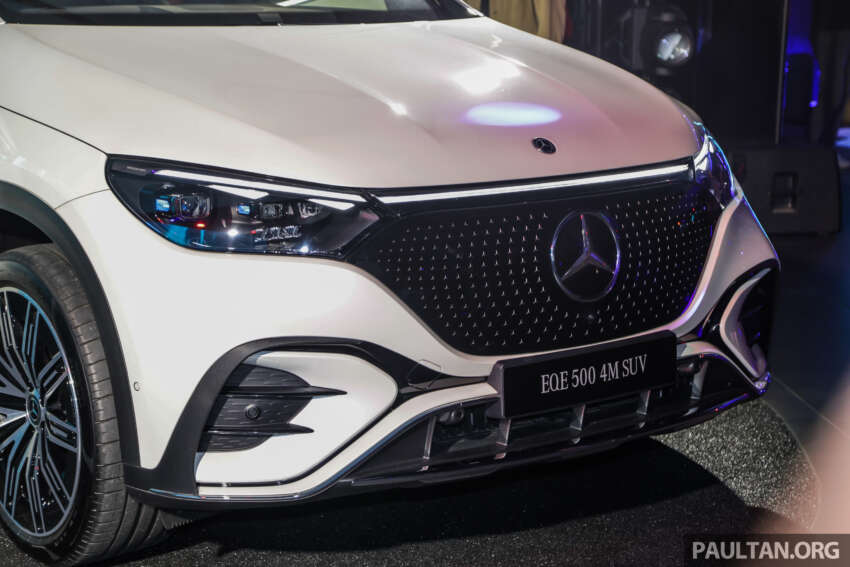 Mercedes-Benz EQE SUV EV dilancar di Malaysia — varian EQE500 4Matic AMG Line, jarak 552 km, RM486k 1704244