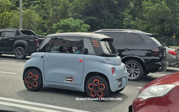 Citroen Ami EV spotted in KL – tiny ‘car’ has two front ends, 8 hp, 45 km/h top speed; what’s it doing here?