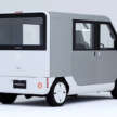HW Electro Puzzle – cute kei commercial EV launching in the US in 2025; solar panel roof, modular interior