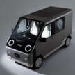 HW Electro Puzzle – cute kei commercial EV launching in the US in 2025; solar panel roof, modular interior