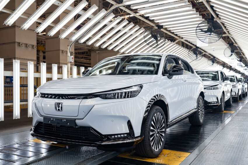 Honda e:N1 EV production starts in Thailand – ‘electric HR-V’ is 1st CKD Japanese BEV there, on sale Q1 2024 1707550