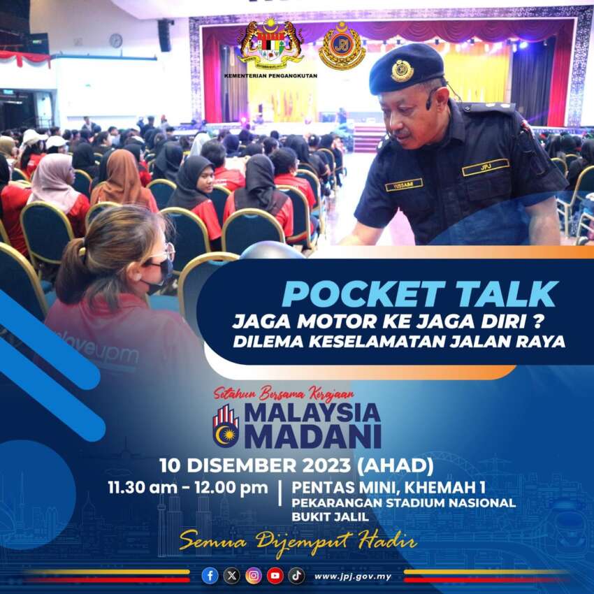 JPJ buka kaunter bergerak dalam acara Setahun Bersama Kerajaan Madani di Bukit Jalil, 8-10 Dis 1704336