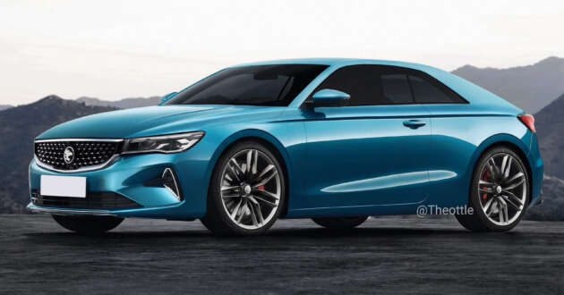 Proton C70 rendered – S70 in two-door coupe form; spiritual successor to both the Satria and Putra?