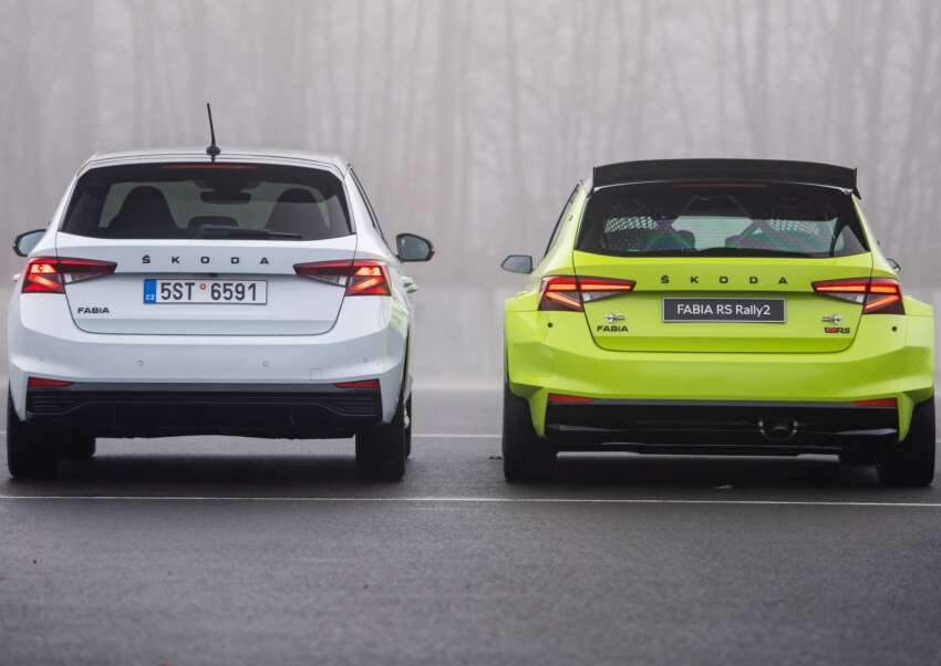 Skoda jelaskan persamaan dan perbezaan antara kereta Rally2 Fabia RS dan Fabia produksi biasa 1710966