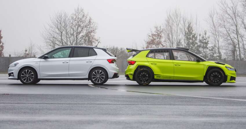 Skoda jelaskan persamaan dan perbezaan antara kereta Rally2 Fabia RS dan Fabia produksi biasa 1710967