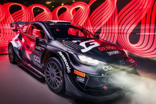Juara WRC 2023, Toyota Gazoo Racing tunjuk livery perlumbaan baru; GR Yaris Rally1 warna hitam <em>matte</em>!
