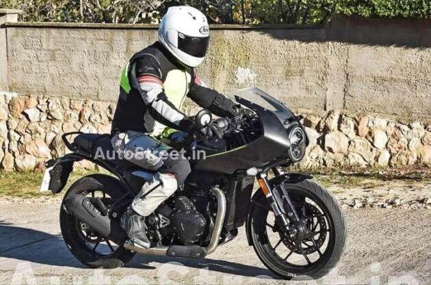 Triumph Thruxton 400 mula dilihat – versi cafe racer dengan fairing separuh, pemegang clip-on rendah