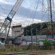 Perkhidmatan Komuter Lembah Klang dan ETS terjejas akibat kren tumbang di KM355.749 Rawang-Kuang