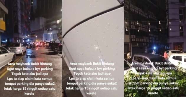 Driver refuses to pay RM15 to <em>jaga kereta</em> for public parking space in KL, comes back to a scratched car