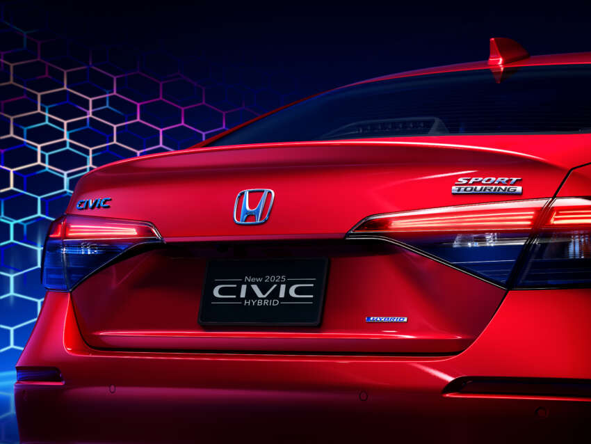 Honda Civic <em>facelift</em> 2025 – foto awalan disiar di Amerika Syarikat, seiras Civic RS Prototype di Jepun 1717760