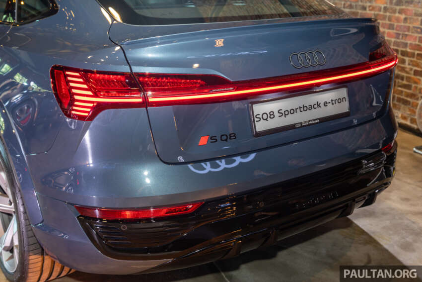 Audi SQ8 e-tron, Sportback e-tron dilancar — 3 motor elektrik, hingga 471 km, 503 PS/973 Nm; dari RM520k 1717112