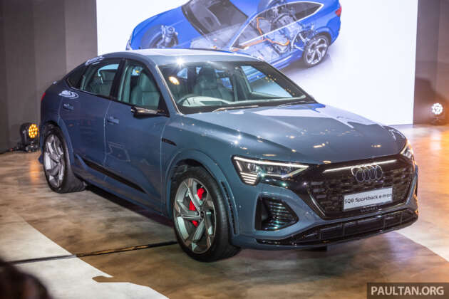 Audi SQ8 e-tron, Sportback e-tron dilancar — 3 motor elektrik, hingga 471 km, 503 PS/973 Nm; dari RM520k