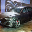 Audi SQ8 e-tron, Sportback e-tron dilancar — 3 motor elektrik, hingga 471 km, 503 PS/973 Nm; dari RM520k