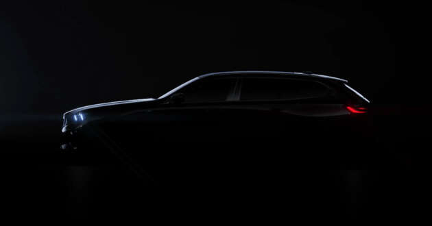 2024 BMW i5 Touring EV teased before official debut