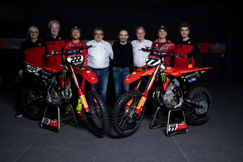 Ducati Corse R&D – Factory MX Team makes 2024 debut, Ducati Desmo450 MX shown in race livery 1719149