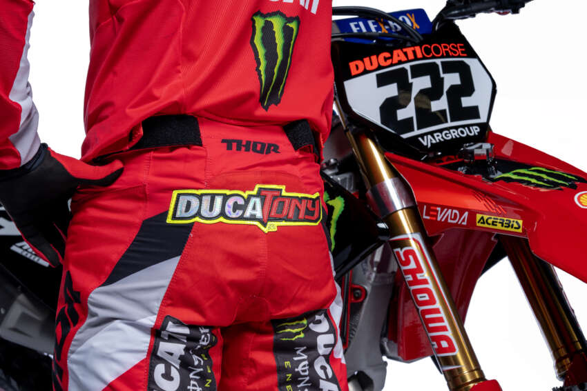 Ducati Corse R&D – Factory MX Team makes 2024 debut, Ducati Desmo450 MX shown in race livery 1719153