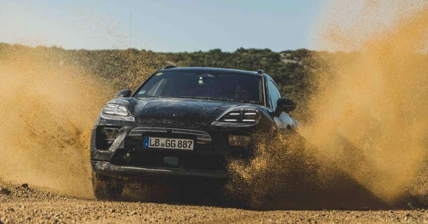 2024 Porsche Macan EV – 2nd-gen SUV debuts January 25; over 500 km range WLTP on all variants 1715804