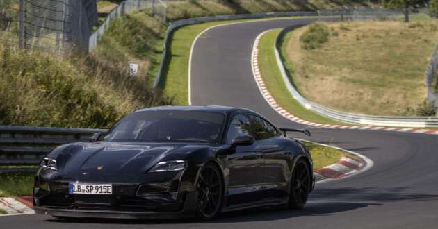 New 2024 Porsche Taycan variant sets Nürburgring lap record for Porsche EVs – 7 minutes 7.5 seconds!