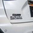 Subaru BRZ STI Edition and GT Editions of Crosstrek, WRX Sedan/Wagon revealed at Singapore Motorshow