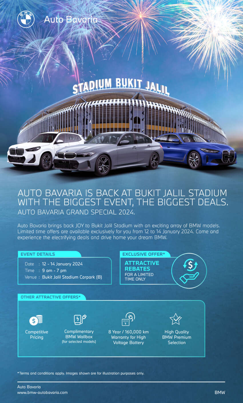 Auto Bavaria Grand Special 2024 – great deals from BMW, MINI, BMW Motorrad at Bukit Jalil, Jan 12-14 1713854