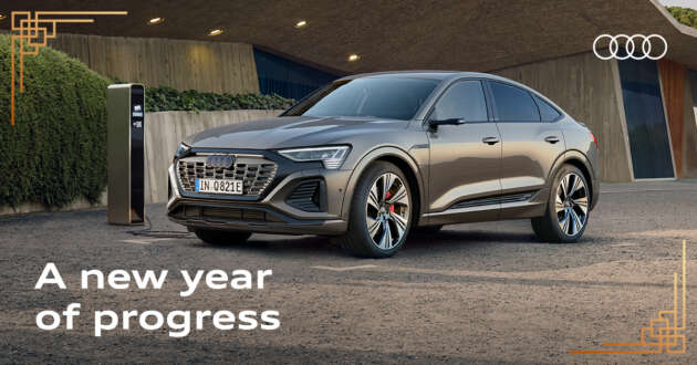 Ring in a new year of progress with the Audi Q8 e-tron, Q8 Sportback e-tron this CNY; free wallbox charger!