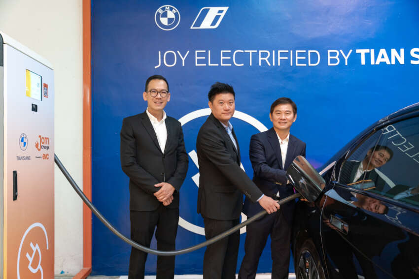 BMW i EV charging station opened at Island 88 in Penang – one 60 kW DC, three 7.4 kW AC chargers 1714370