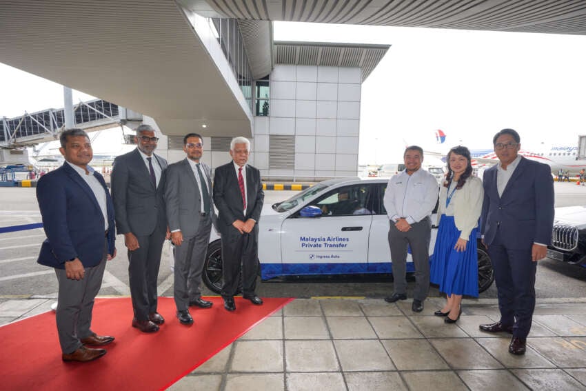 BMW i7 EV enters Malaysia Airlines private transfer service at KLIA – for Enrich Platinum, business class 1719981