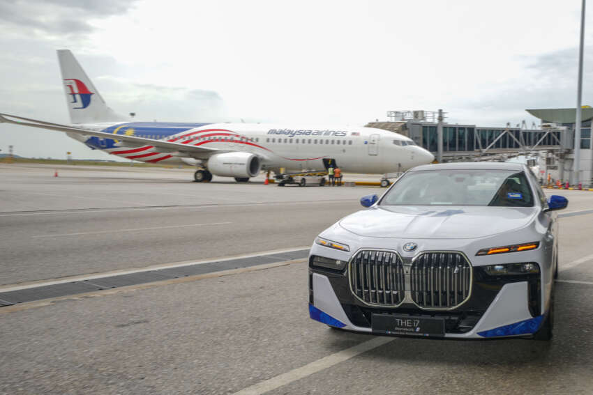 BMW i7 EV enters Malaysia Airlines private transfer service at KLIA – for Enrich Platinum, business class 1719982